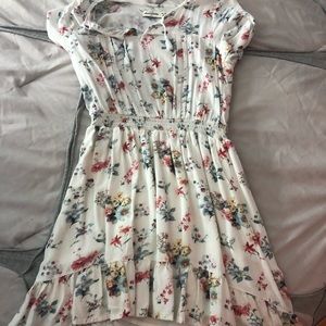 girly flowy flower dress
